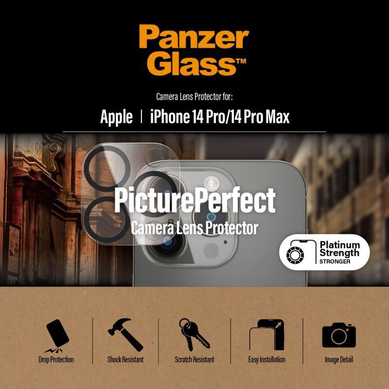 STOCKJBE1 - PanzerGlass Camera Protector Protection d'écran transparent Apple 1 pièce(s)