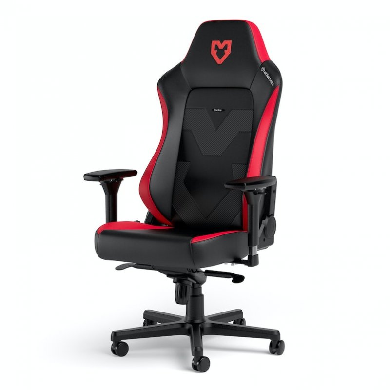 noblechairs NBL-HRO-PU-MSE Siège pour jeu vidéo Siège de jeu sur PC Siège rembourré Noir, Rouge