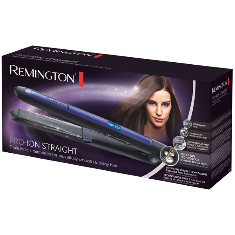 Remington S7710 hair styling tool Straightening iron Warm Black