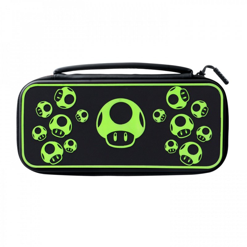 PDP 500-224-1UP Housse de protection pour console de jeux portable Boîtier robuste Nintendo Noir, Vert