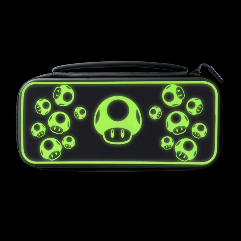 PDP 500-224-1UP Housse de protection pour console de jeux portable Boîtier robuste Nintendo Noir, Vert