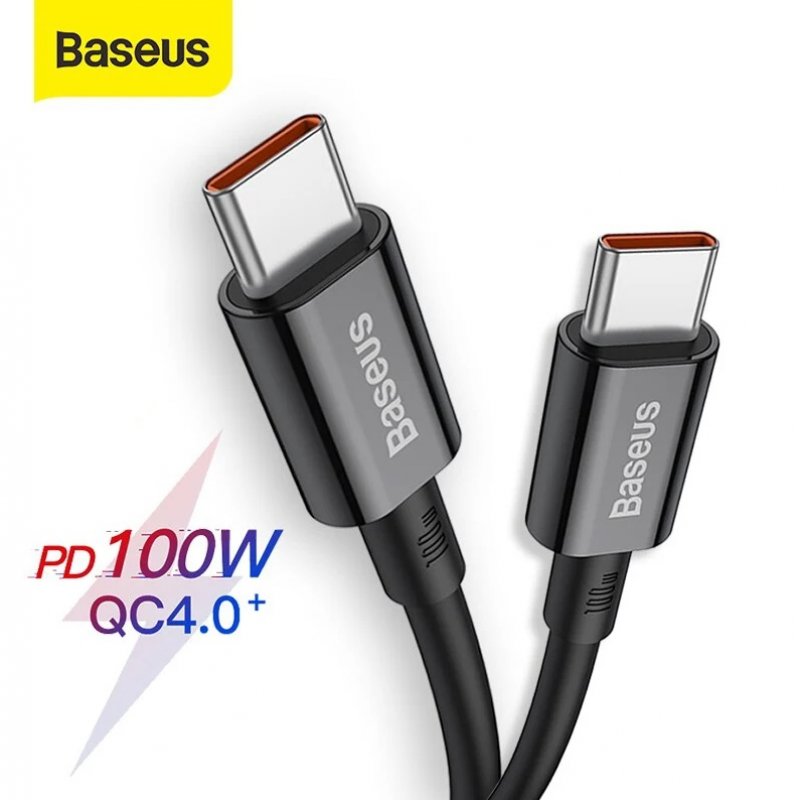 Baseus Superior câble USB 1 m USB 2.0 USB C Blanc