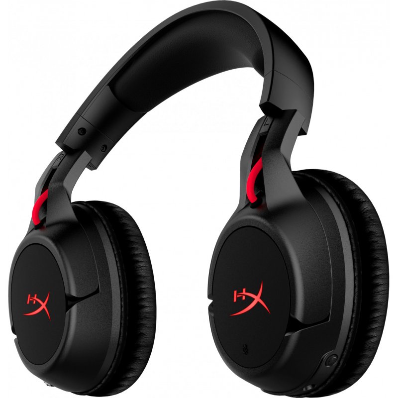 HyperX Cloud Flight - Casque pour jeux sans fil (noir rouge)