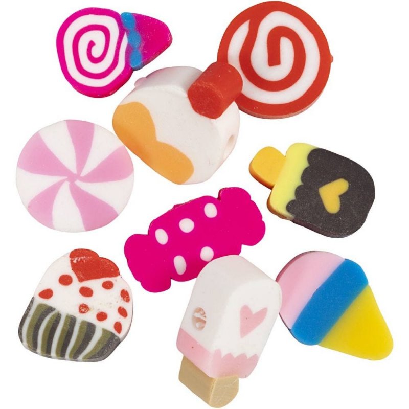 Figure beads - Candy, Cake & Ice Cream, 200 pcs. (69608)