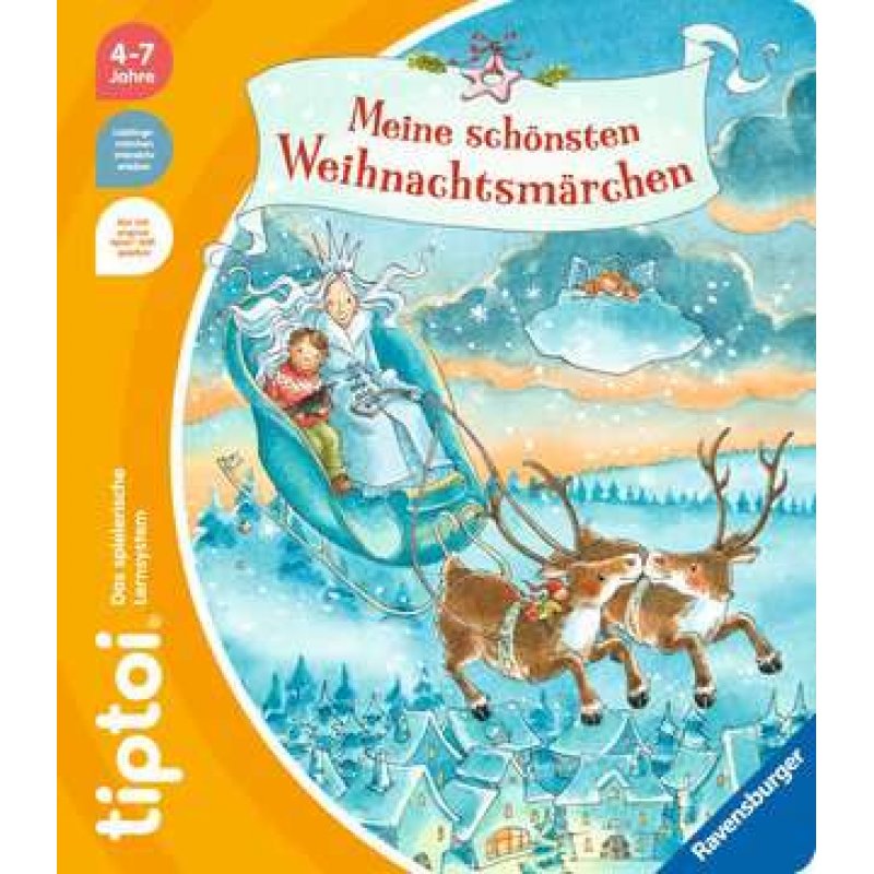 Ravensburger tiptoi Meine schönsten Weihnachtsmärchen livre Pour enfants Allemand 24 pages