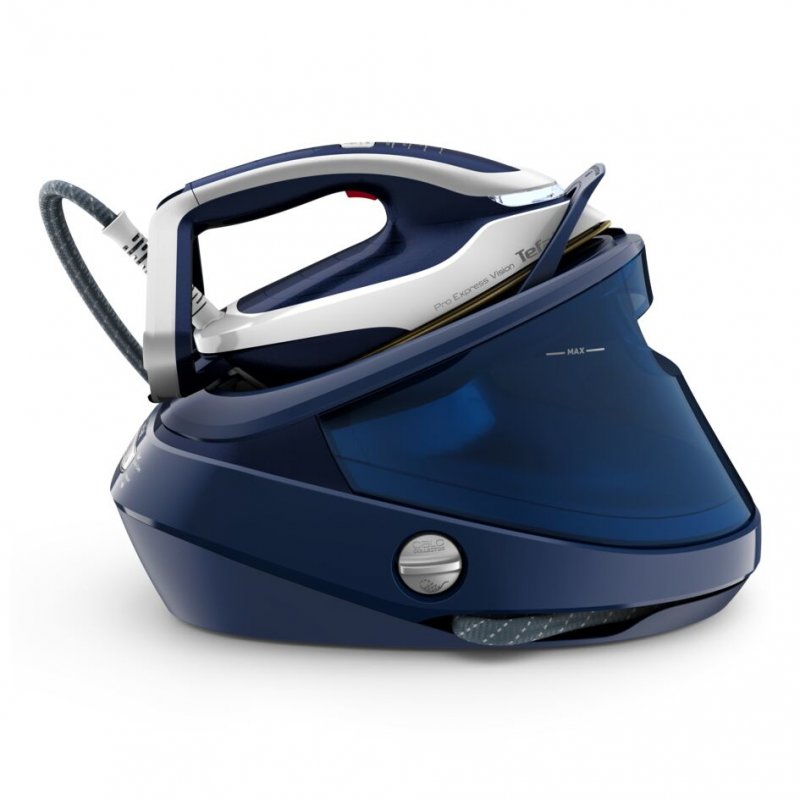 Tefal Pro Express Vision GV9812E0 Centrale vapeur 3000 W 1,1 L Durilium AirGlide Autoclean soleplate Bleu, Blanc