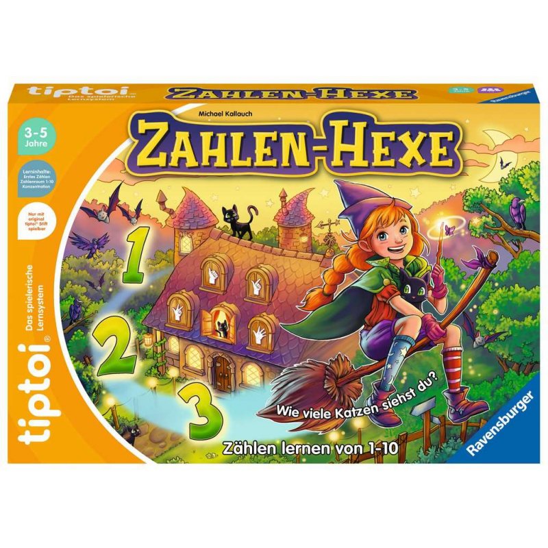 tiptoi 00132 Zahlen-Hexe 15 min Board game Learning