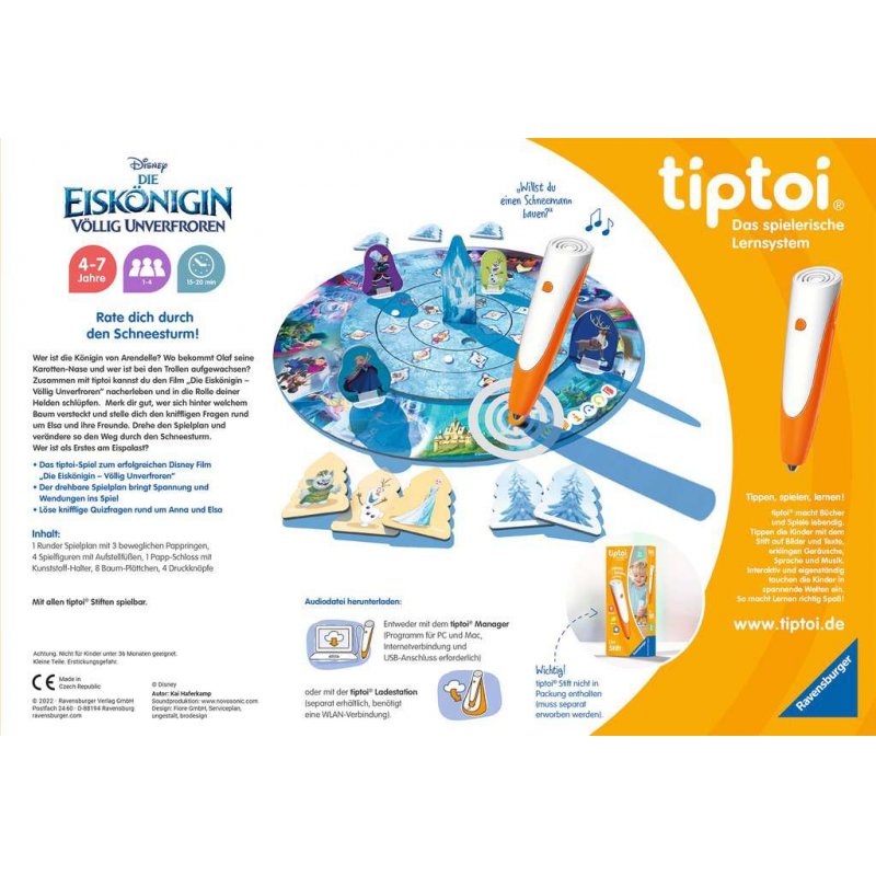 RAV tiptoi Die Eiskönigin Das verdr.wett  00116