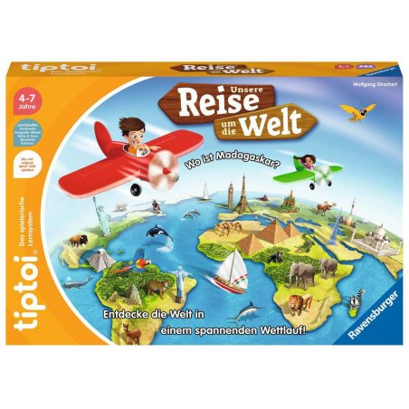 tiptoi 00117 Unsere Reise um die Welt 20 min Board game Travel/adventure