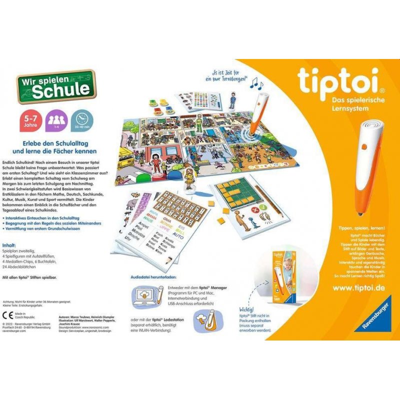 tiptoi Wir spielen Schule 20 min Board game Educational