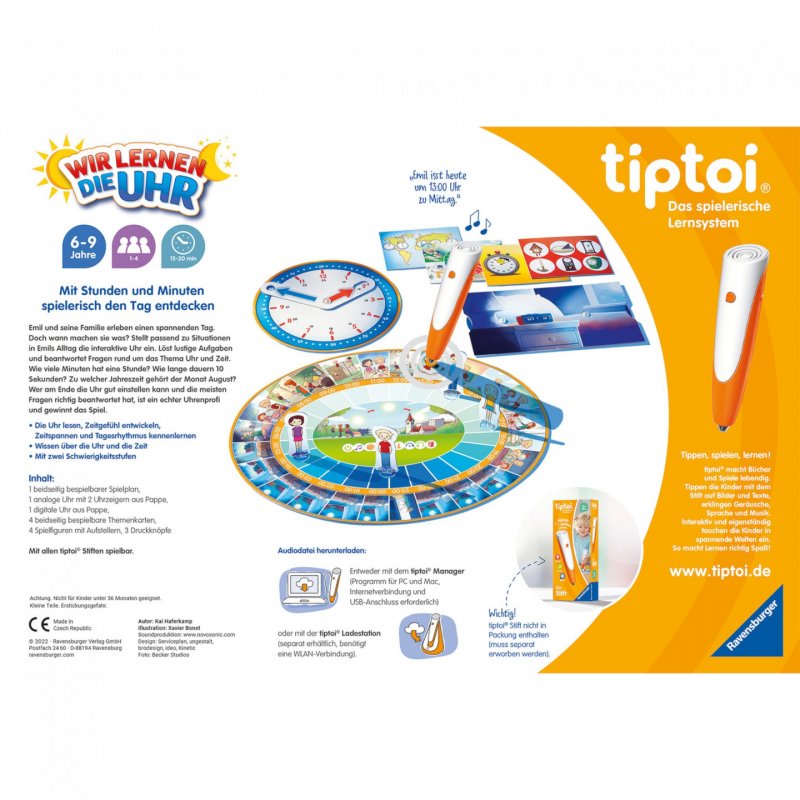 tiptoi 00126 jeu de société 15 min Education