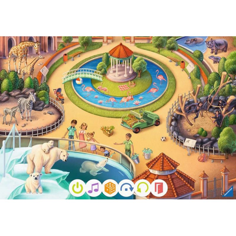 tiptoi 00138 Zoo 20 min Jeu de société Puzzle