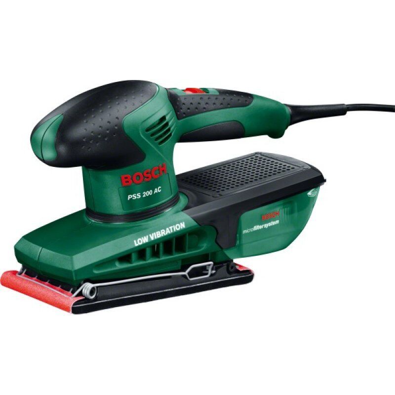Bosch PSS 200 AC Ponceuse orbitale 24000 OPM Noir, Vert 200 W