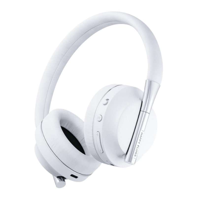 Happy Plugs PLAY Casque Avec fil &sans fil Arceau USB Type-C Bluetooth Blanc