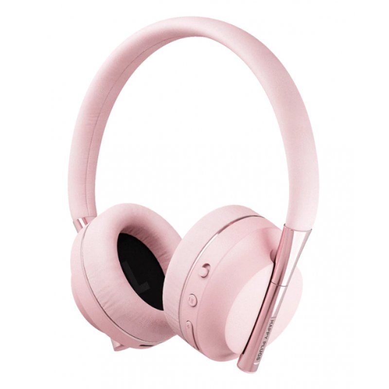 Happy Plugs PLAY Headset Wired & Wireless Head-band USB Type-C Bluetooth Pink gold