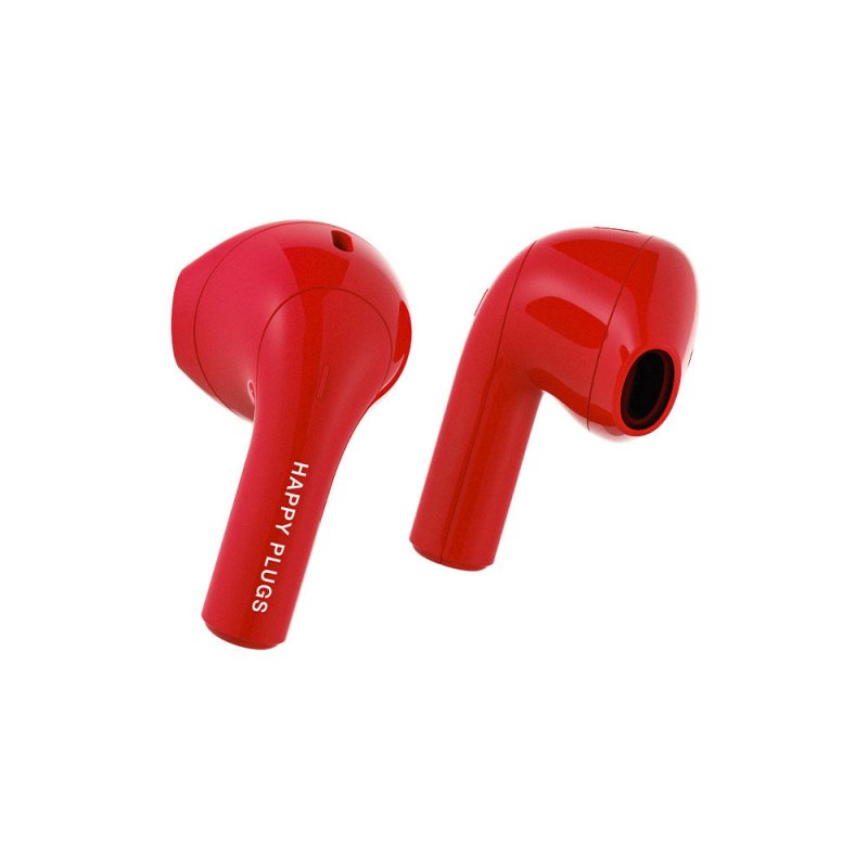 Happy Plugs JOY Écouteurs True Wireless Stereo (TWS) Ecouteurs Appels/Musique/Sport/Au quotidien Bluetooth Rouge