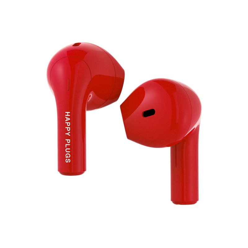 Happy Plugs JOY Écouteurs True Wireless Stereo (TWS) Ecouteurs Appels/Musique/Sport/Au quotidien Bluetooth Rouge