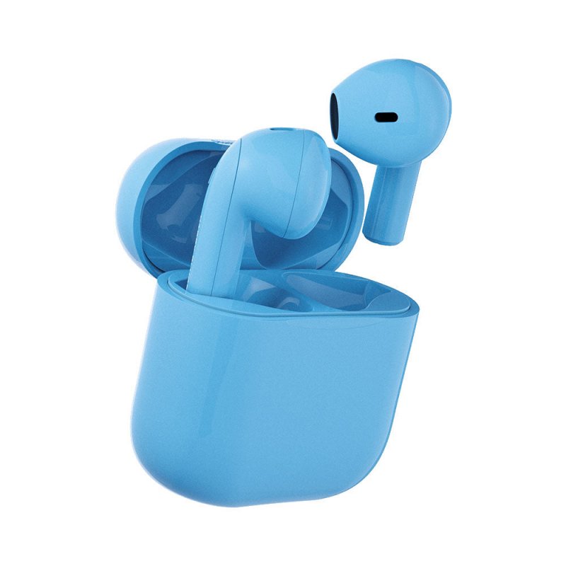 Happy Plugs JOY Casque True Wireless Stereo (TWS) Ecouteurs Appels/Musique/Sport/Au quotidien Bluetooth Bleu