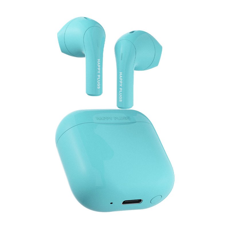 Happy Plugs JOY Casque True Wireless Stereo (TWS) Ecouteurs Appels/Musique/Sport/Au quotidien Bluetooth Turquoise