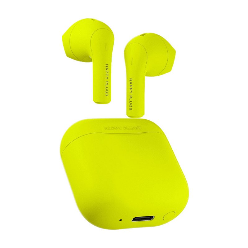 Happy Plugs JOY Casque True Wireless Stereo (TWS) Ecouteurs Appels/Musique/Sport/Au quotidien Bluetooth Jaune