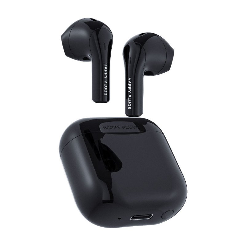 Happy Plugs JOY Casque True Wireless Stereo (TWS) Ecouteurs Appels/Musique/Sport/Au quotidien Bluetooth Noir