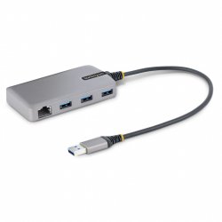 HUB USB 3 PORTS USB-A - GIGA BIT ETHERNET - CBLE DE 30CM