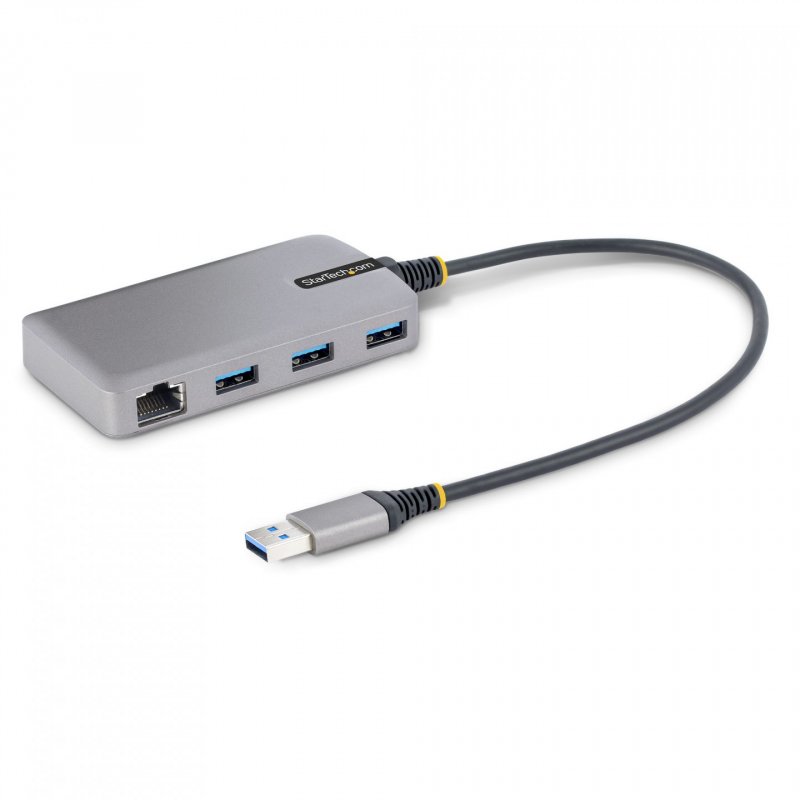 HUB USB 3 PORTS USB-A - GIGA BIT ETHERNET - CBLE DE 30CM