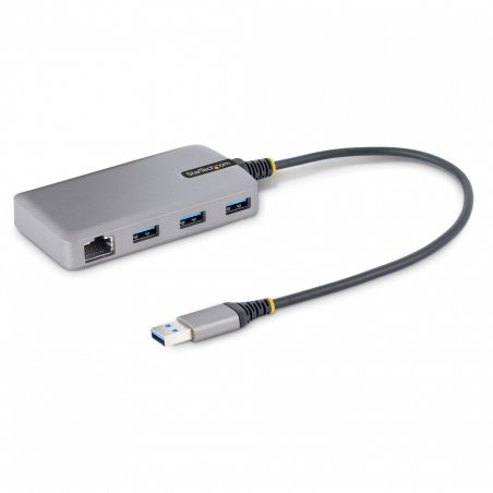 HUB USB 3 PORTS USB-A - GIGA BIT ETHERNET - CBLE DE 30CM