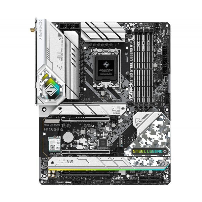 STOCK1 - Asrock Z790 Steel Legend WiFi Intel Z790 LGA 1700 ATX