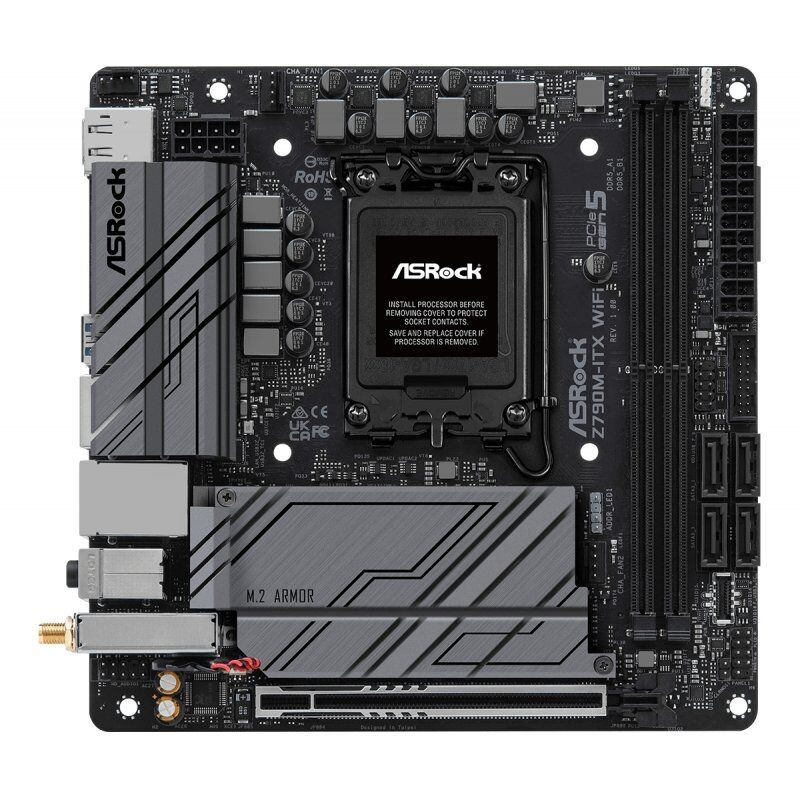 STOCK1 - Asrock Z790M-ITX WiFi Intel Z790 LGA 1700 mini ITX