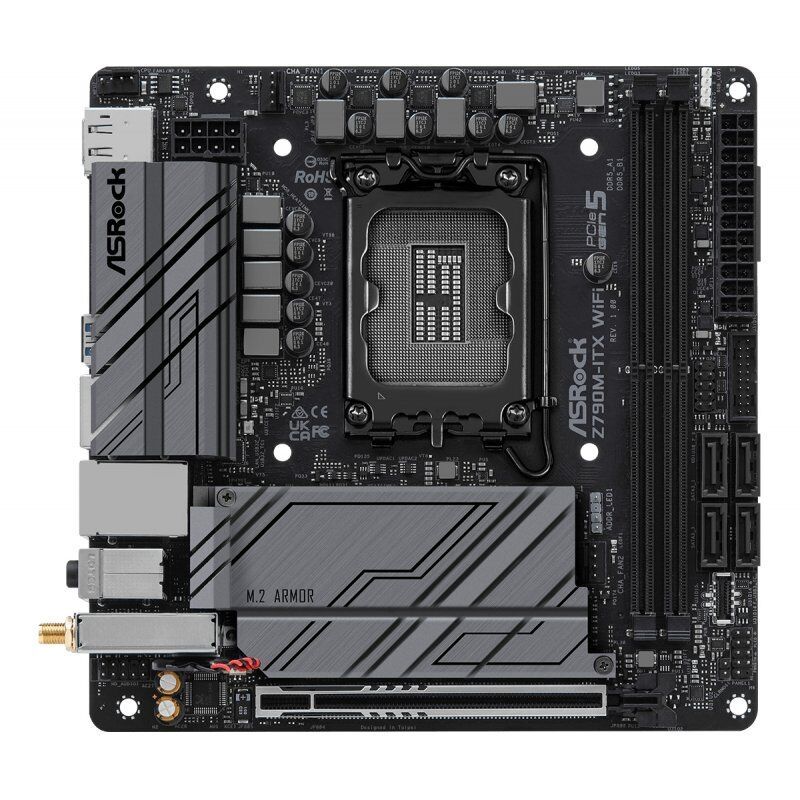 STOCK4 - Asrock Z790M-ITX WiFi Intel Z790 LGA 1700 mini ITX