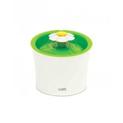 Catit Flower Fountain dog/cat feeder/waterer Plastic Green, White Automatic pet waterer