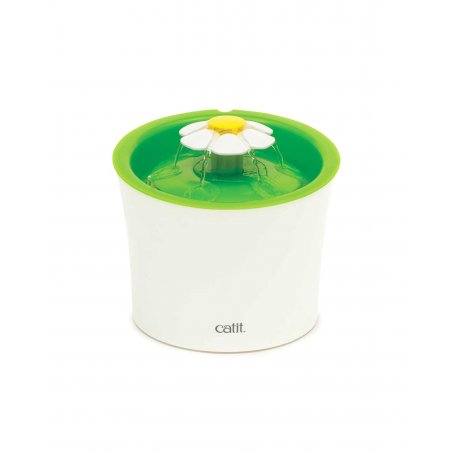 Catit Flower Fountain dog/cat feeder/waterer Plastic Green, White Automatic pet waterer