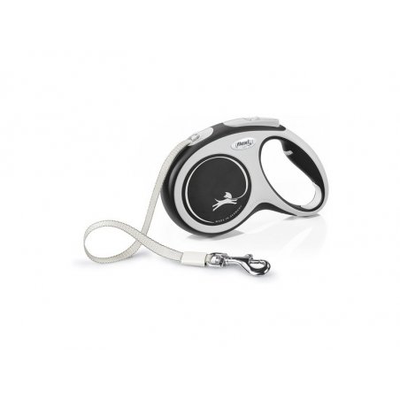 Flexi New COMFORT 8 m Black, Grey Dog Retractable lead