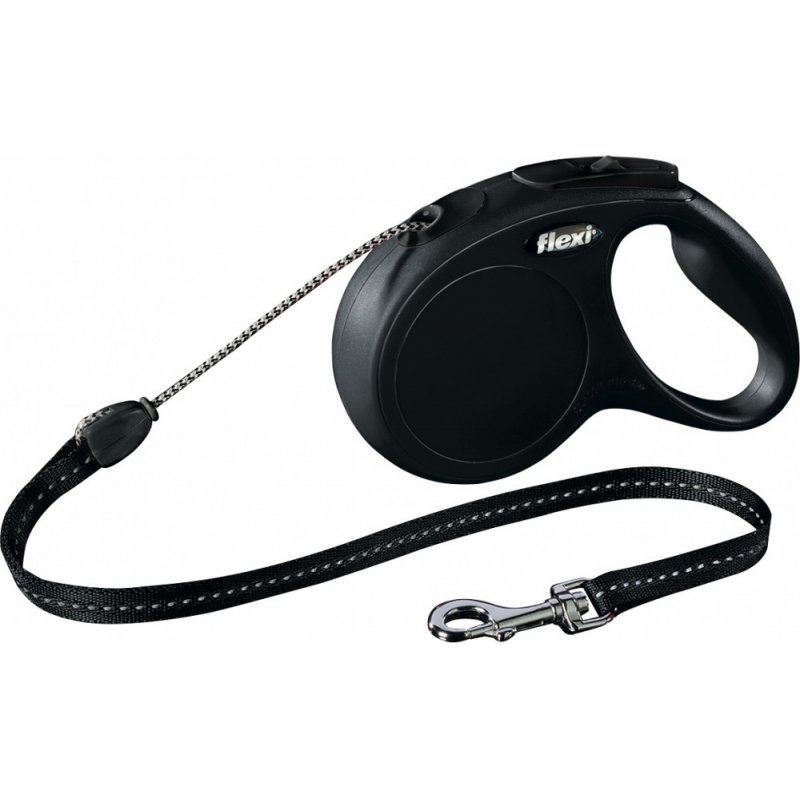 Flexi - New Classic M 5M Cord Black Max 20Kg - (600.7724)