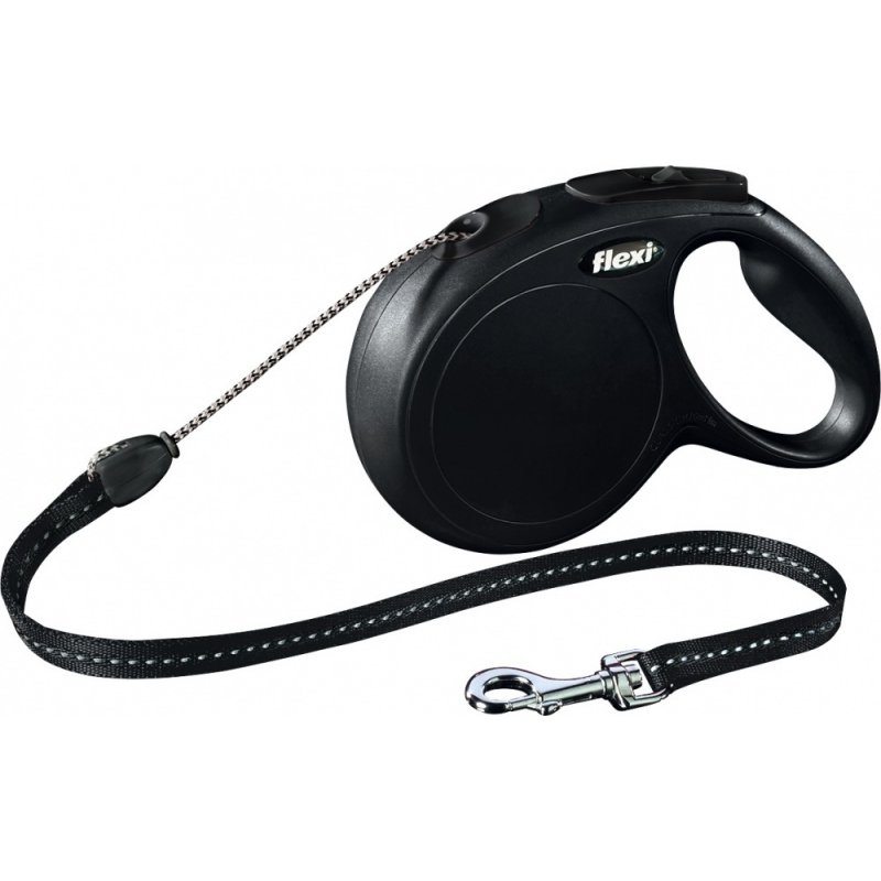 Flexi - New Classic M 8M Cord Black Max 20Kg - (600.7744)