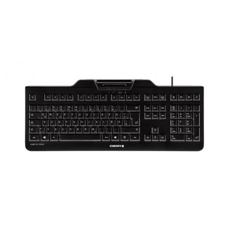 CHERRY KC 1000 SC clavier USB QWERTZ Suisse Noir