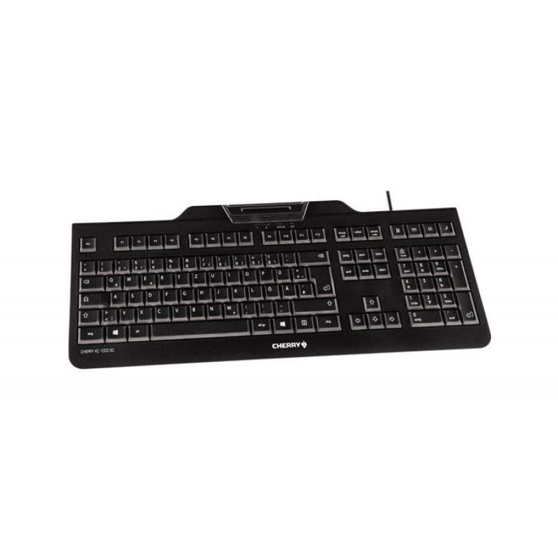 CHERRY KC 1000 SC clavier USB QWERTZ Suisse Noir