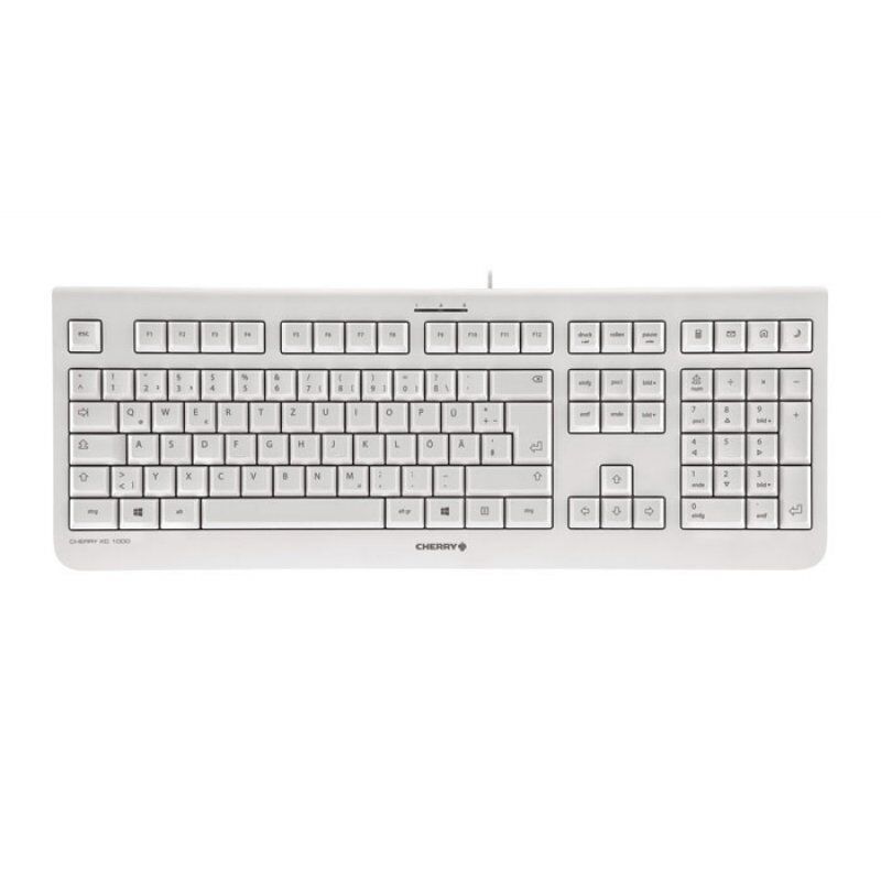 CHERRY KC 1000 keyboard USB AZERTY Belgian Grey