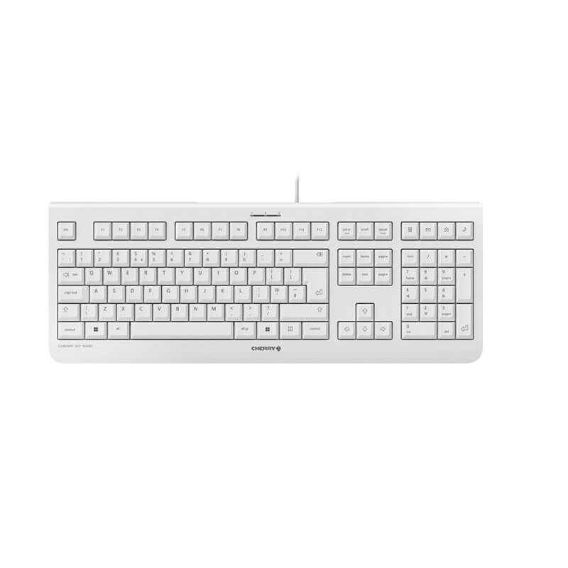 CHERRY KC 1000 clavier USB QWERTY Anglais britannique Gris