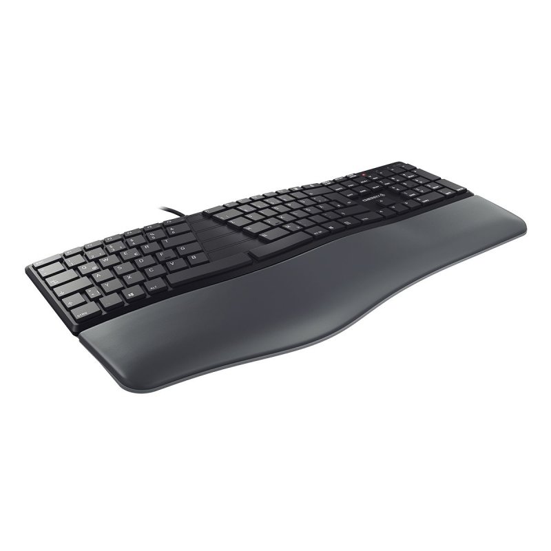CHERRY KC 4500 ERGO clavier USB QWERTY Anglais américain Noir