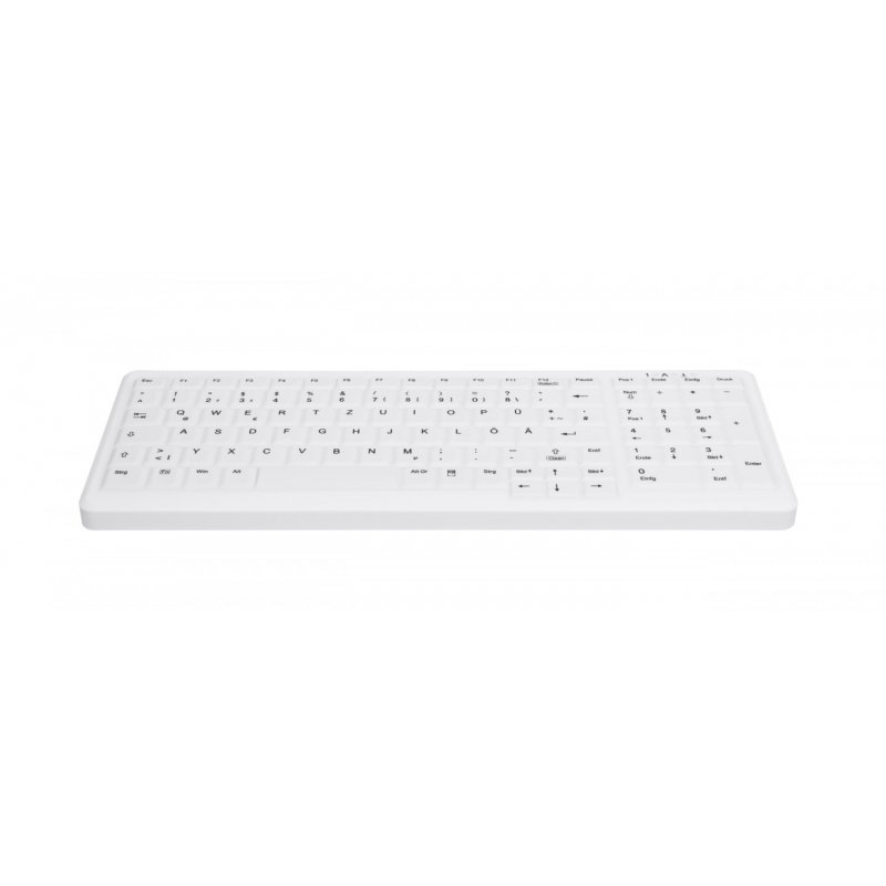 CHERRY AK-C7000 clavier RF sans fil QWERTZ Allemand Blanc