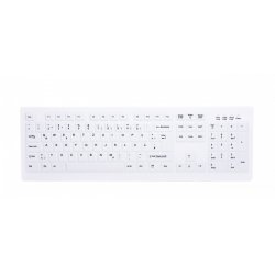CHERRY AK-C8100F-FU1-W/GE clavier RF sans fil QWERTZ Allemand Blanc