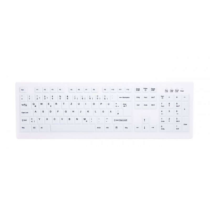 CHERRY AK-C8100F-FUS-W/GE keyboard RF Wireless QWERTZ German White