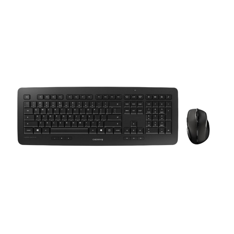 CHERRY DW 5100 keyboard Mouse included RF Wireless Czech, Slovakian Black