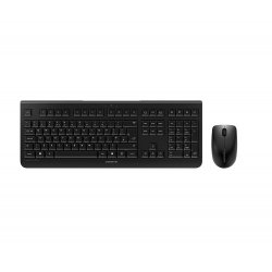 CHERRY DW 3000 Wireless Keyboard & Mouse Set, Black, USB (UK)