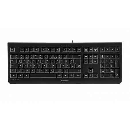 CHERRY DC 2000 clavier Souris incluse USB QWERTY Nordique Noir