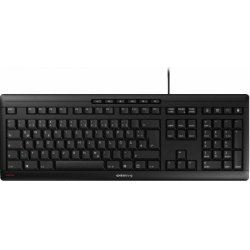 CHERRY STREAM KEYBOARD clavier USB QWERTZ Tchèque, Slovaque Noir