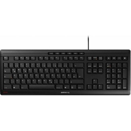 CHERRY STREAM keyboard USB QWERTZ Czech, Slovakian Black