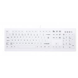 CHERRY AK-C8100F-U1-W/US clavier USB QWERTY Anglais américain Blanc